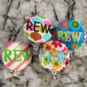 Personalized Badge holders set